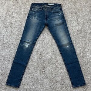 AG Adriano Goldschmied “The Dylan” AG-ED Denim Men's Dark Blue Skinny Jeans